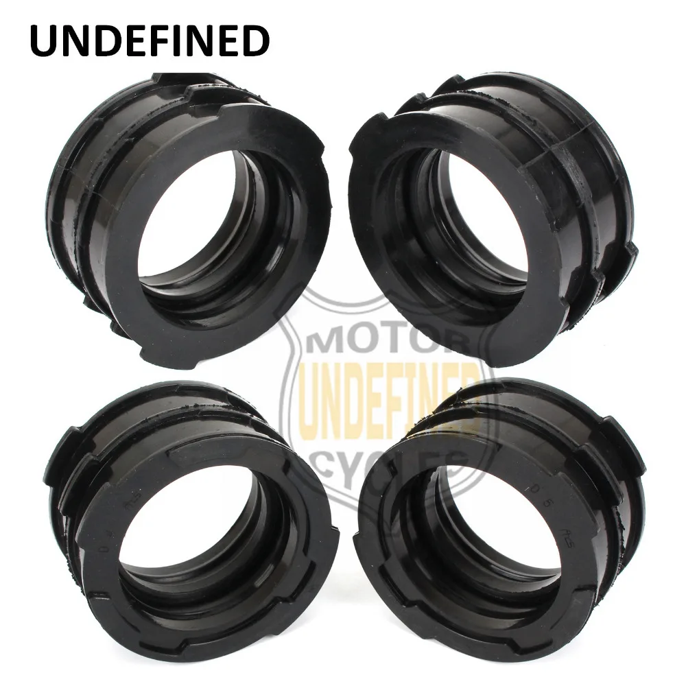 

4x Motorcycle Bike Carburetor Carb Intake Manifold Joint Boots Set For Yamaha VMAX 1200 V-MAX 1200 VMX12V 1985-2007 UNDEFINED