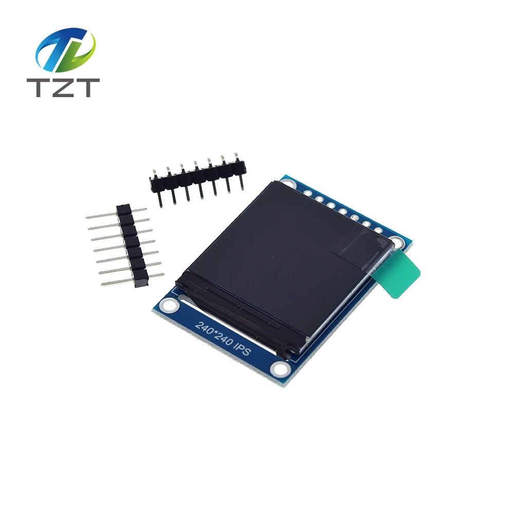TZT TFT дисплей 0,96/1,3 дюймов ips 7P SPI HD 65K полноцветный ЖК-модуль ST7735 Привод IC 80*160(не OLED) для Arduino