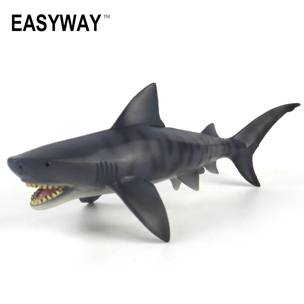 EASYWAY игрушка Акула тигр Детская обучающая для детей подарок имитационная модель