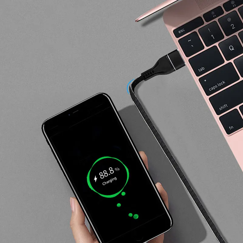 3A type-c micro usb Быстрый кабель для huawei samsung Android Xiaomi зарядное устройство Магнитный адаптер usb type C кабели для мобильных телефонов