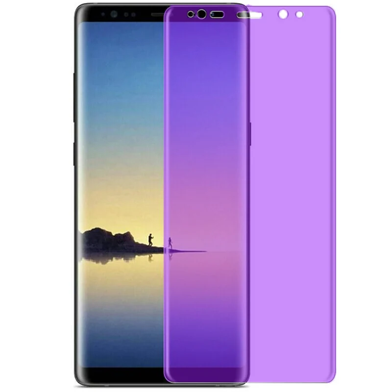 MicroData 3D закаленное стекло для samsung Galaxy Note 9 8 3D полное покрытие анти-синий луч фиолетовый светильник защита экрана Note8 Note 8