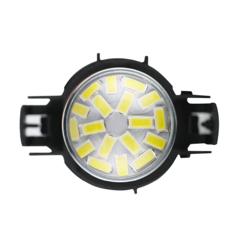 JIACHI 2PCS Auto Lighting Car Fog Lights Driving Daytime Running Lamp 5202 2504 H16 FPC LED With HD projector Lens White 12-24V |