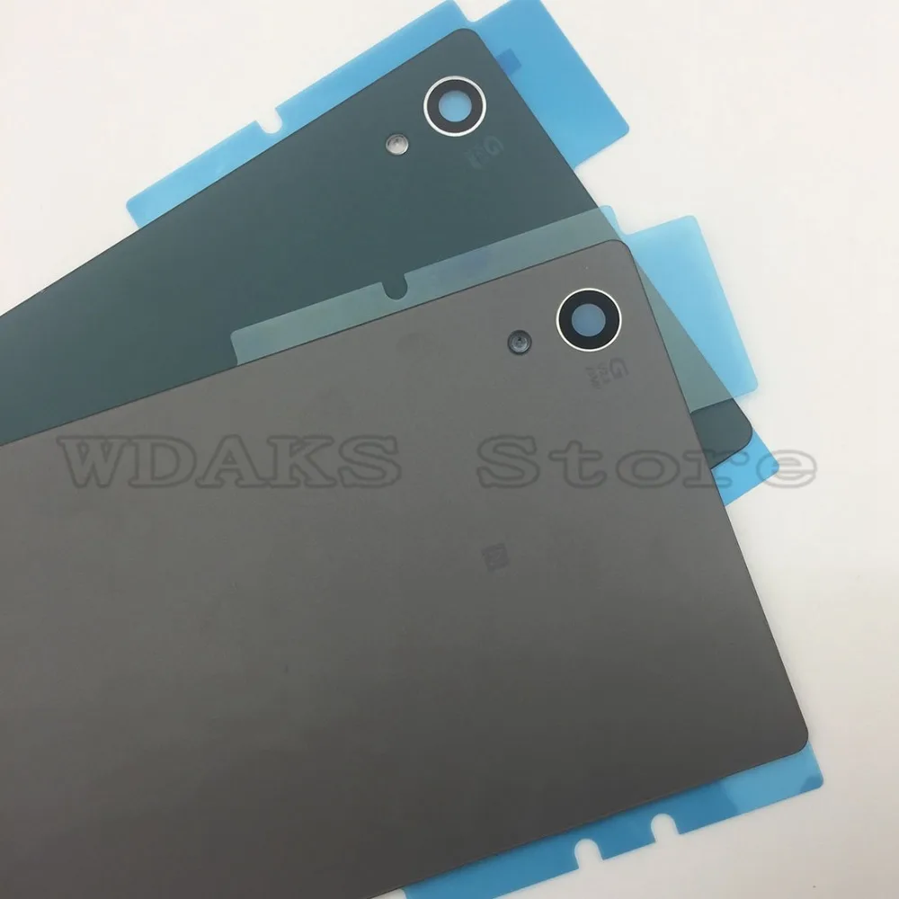 AAA + Матовый для Sony Xperia Z5 E6603 E6633 E6653 E6683 Задняя стеклянная крышка батарейного отсека