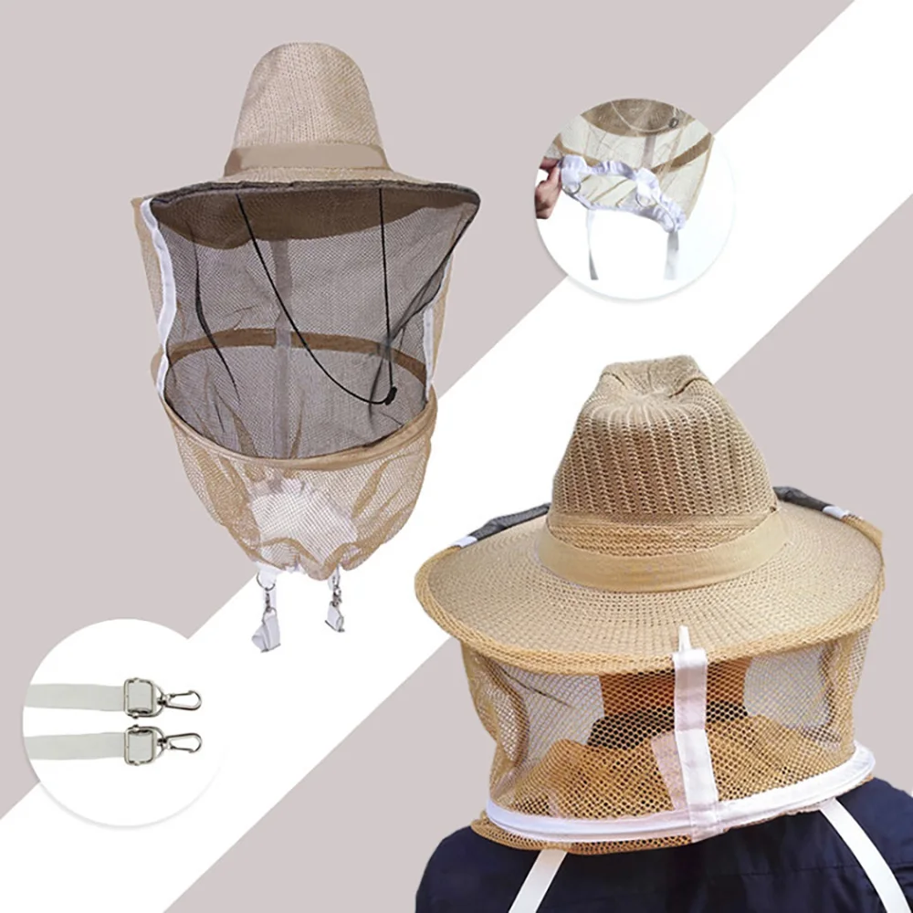 Apiculture Bee Tools шапка пчелиная шапка для пчеловода защитный пчеловодческий головной убор вуаль анти-пчелы пчеловодство оборудование инструменты