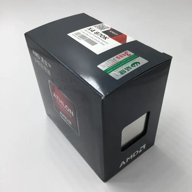 Процессор AMD Athlon X4 870K процессор с радиатором FM2 + четырехъядерный 3 9 ГГц/4M/95 Вт для