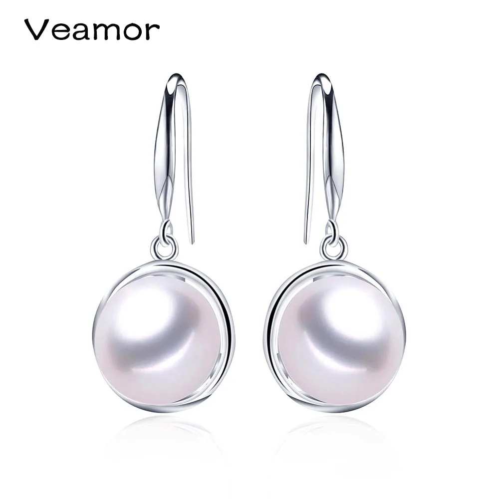 VEAMOR оптовая продажа 925 серьги для женщин с высококачественным натуральным