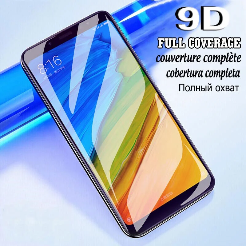 Защитная пленка для экрана Baixin 9D с полным клеем Xiaomi Redmi Note 5 Pro Note5A Note7 Mi9 SE Go