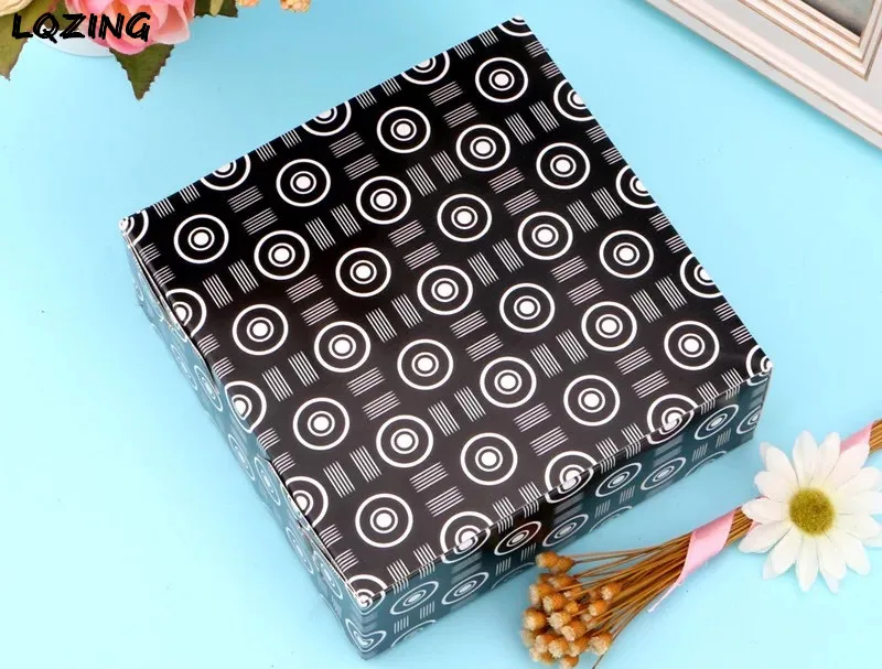 Новый стиль цветной квадратный бумажный органайзер для косметики mooncake/коробка