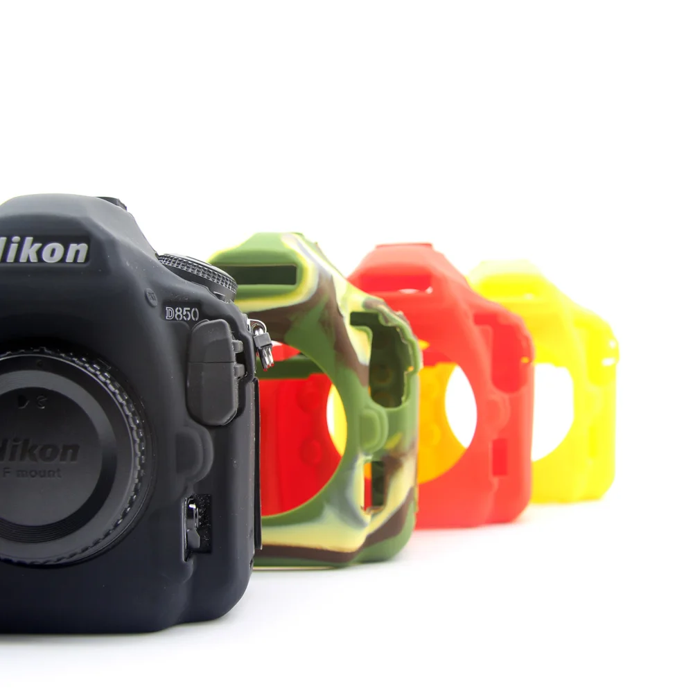 Чехол для корпуса камеры Nikon D850 D750 D7100 D7200 D5500 D5600 DSLR мягкая силиконовая текстура