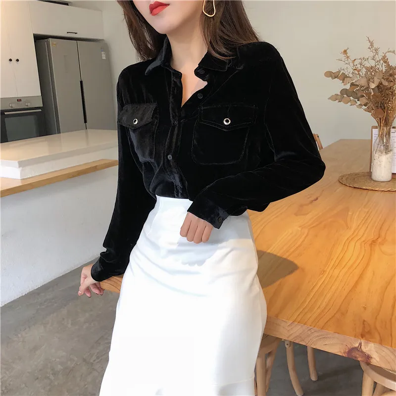 

Cheap wholesale 2019 new summer Hot selling women's fashion casual ladies work Shirts XC113