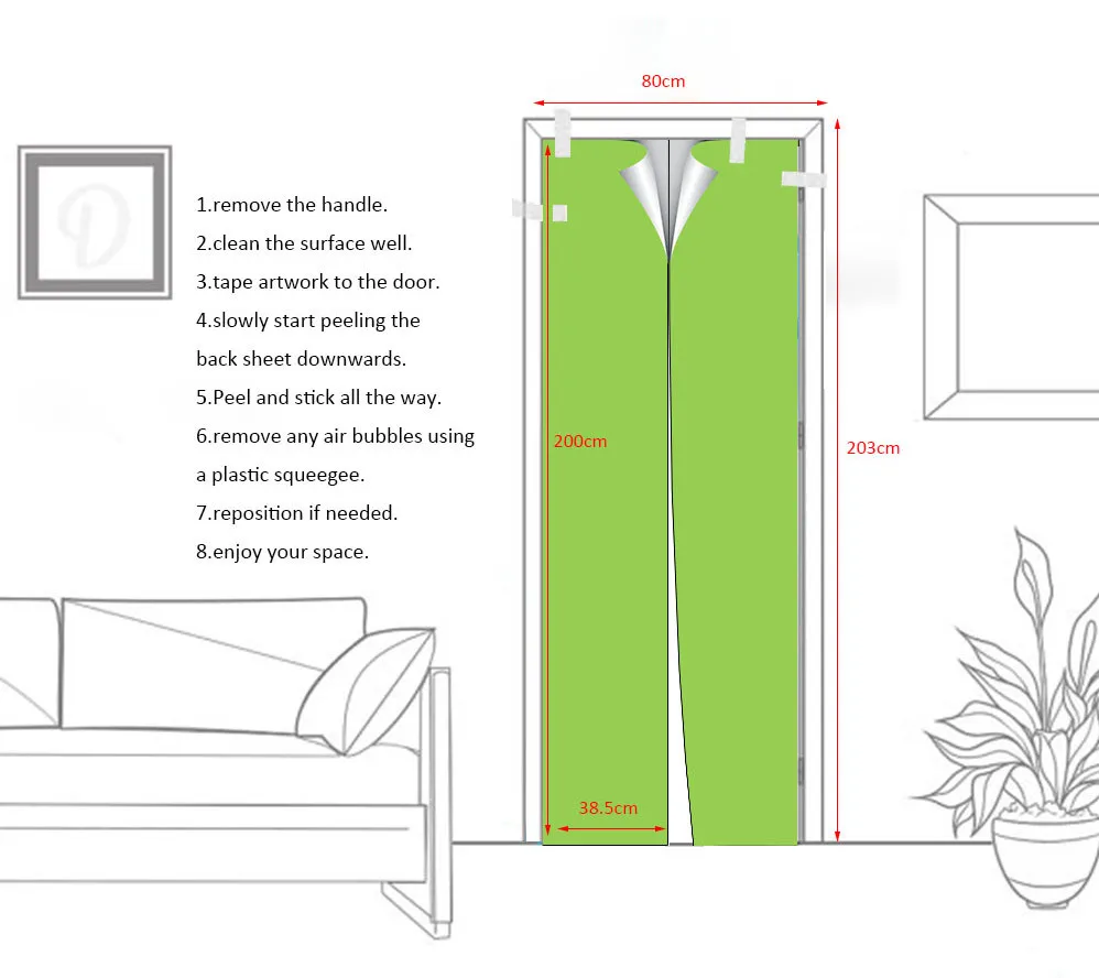 77x200см наклейки для дверей из опасного дерева самоклеящиеся декоративные