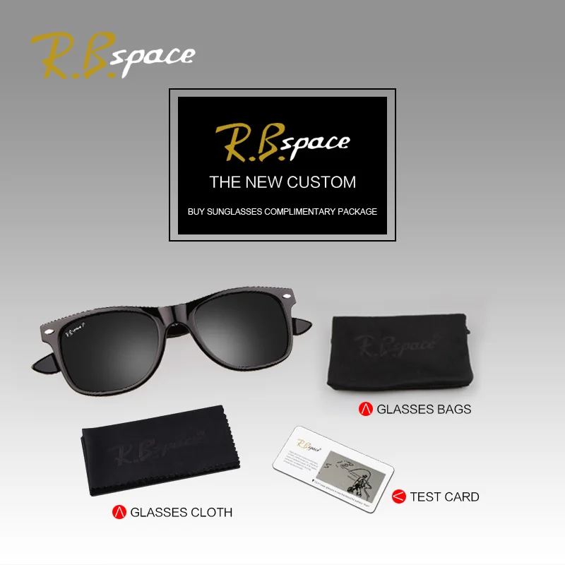 RBspace унисекс модные винтажные Поляризованные солнцезащитные очки мужские