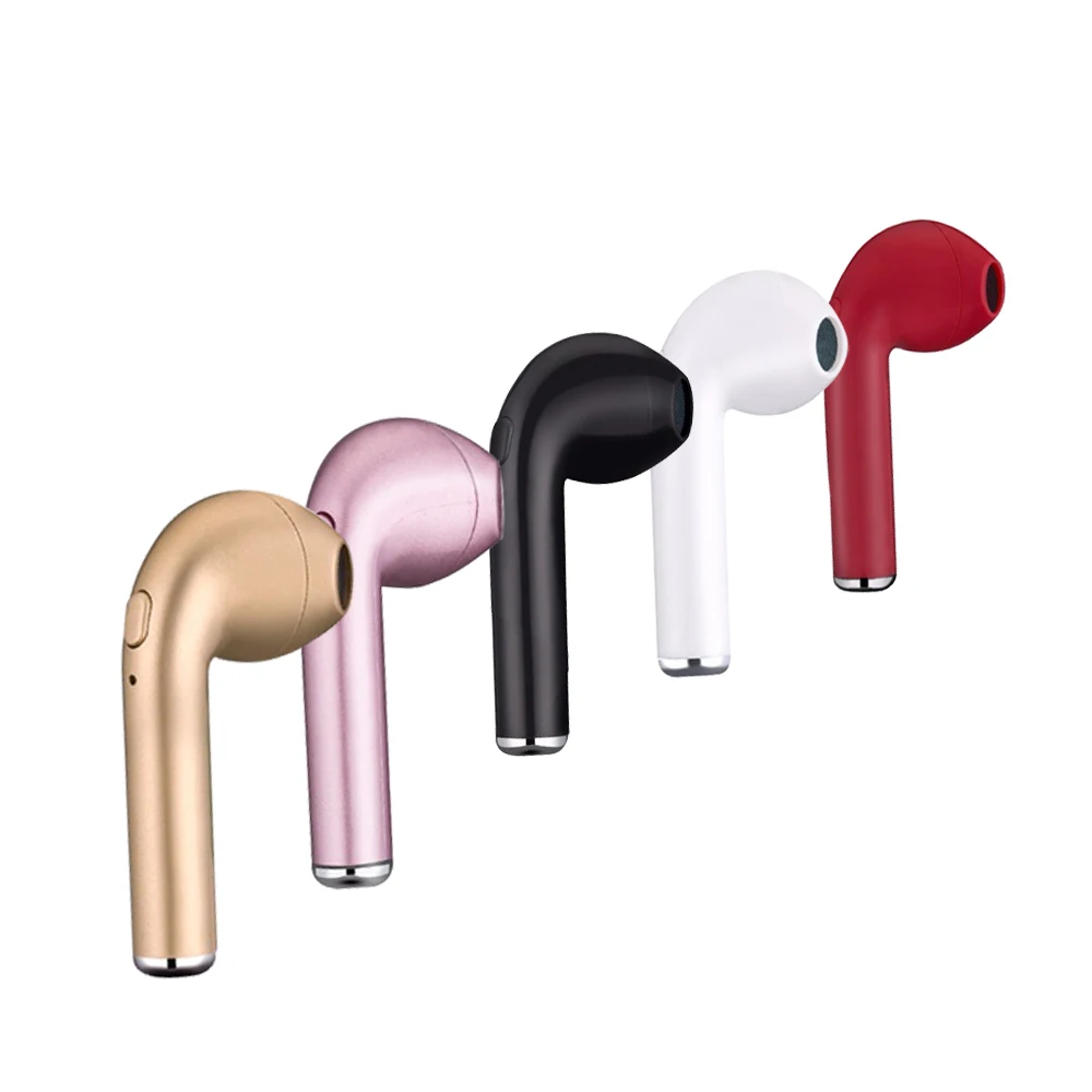 Беспроводные bluetooth наушники i7s TWS Inear стерео вкладыши с зарядным устройством