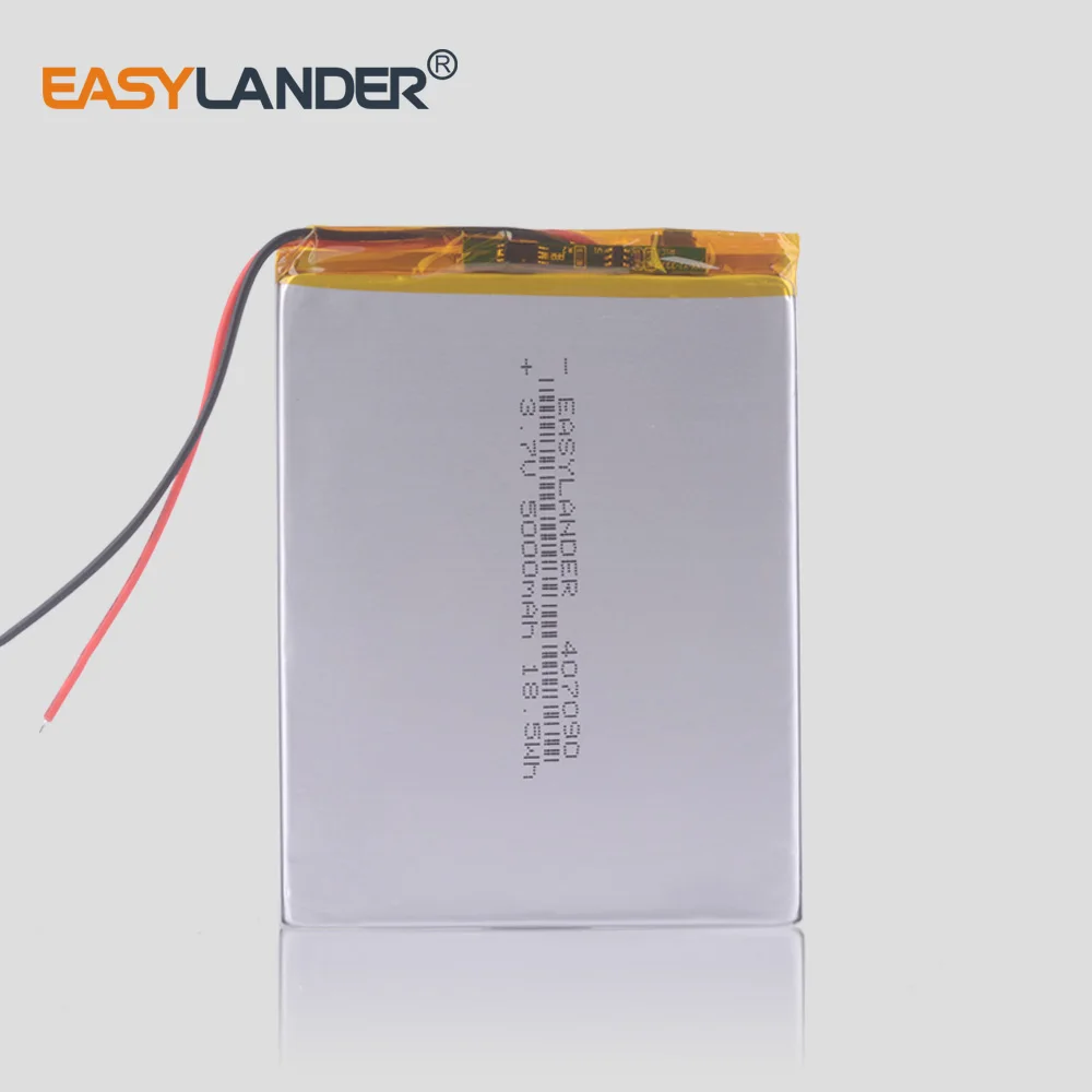 Аккумулятор для планшета 7 дюймов, 407093 в, 3,7 мАч, Q8 Q88 A13 U25GT Freeander PD10 3G PD20 3G TV MTK6575 MTK6577 5000