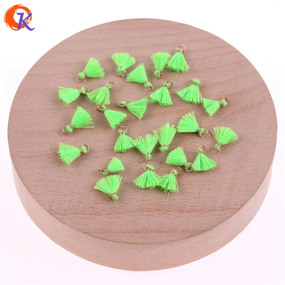 LS-1CM-4 Сердечный дизайн 20 шт./лот 1 см хлопковые кисточки/Аксессуары для ювелирных изделий/Ювелирные изделия/золотое кольцо/серьги кисточки/diy Аксессуары - Цвет: LS-1CM-4