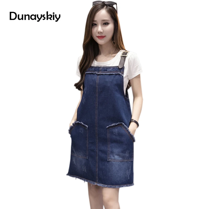 2020 летнее свободное джинсовое платье на бретелях джинсовый сарафан подтяжках с