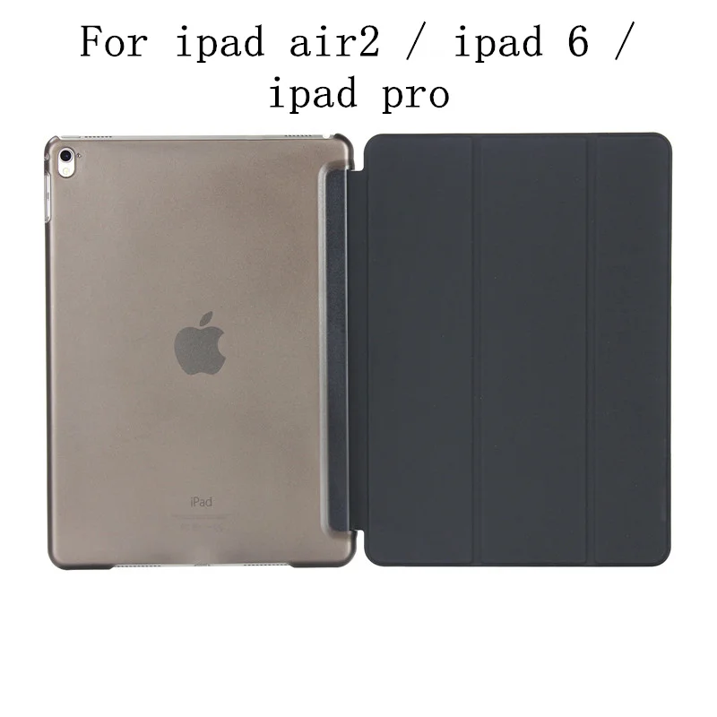 For ipad air2 black Роскошный противоударный умный кожаный чехол-подставка для планшета для Apple IPad Pro 9,7 дюйма IPad Pro 10,5 I Pad 5 6 Air 1 2 Coque - Цвет: For ipad air2 black