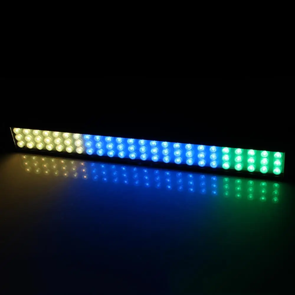 

Led flood light 72pcs rgb 3 in 1 led wall washer stage lighting aluminum housing led wash effect lamp for bar ktv