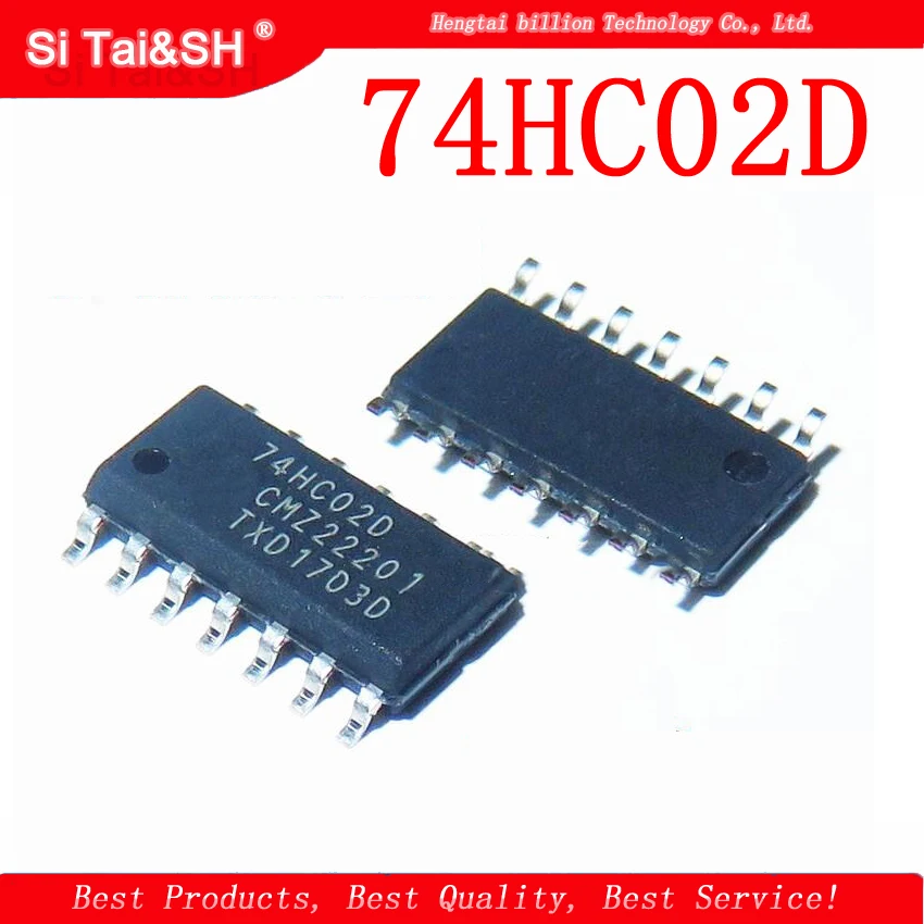 10 шт. 74HC02D SOP14 74HC02 SOP SN74HC02DR 14 SN72HC02 SMD новый и оригинальный IC логический чип или нет