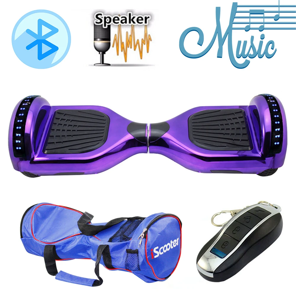 Ховерборд 6 5 дюймов Bluetooth динамик Электрический гироскутер наборник гироскоп два