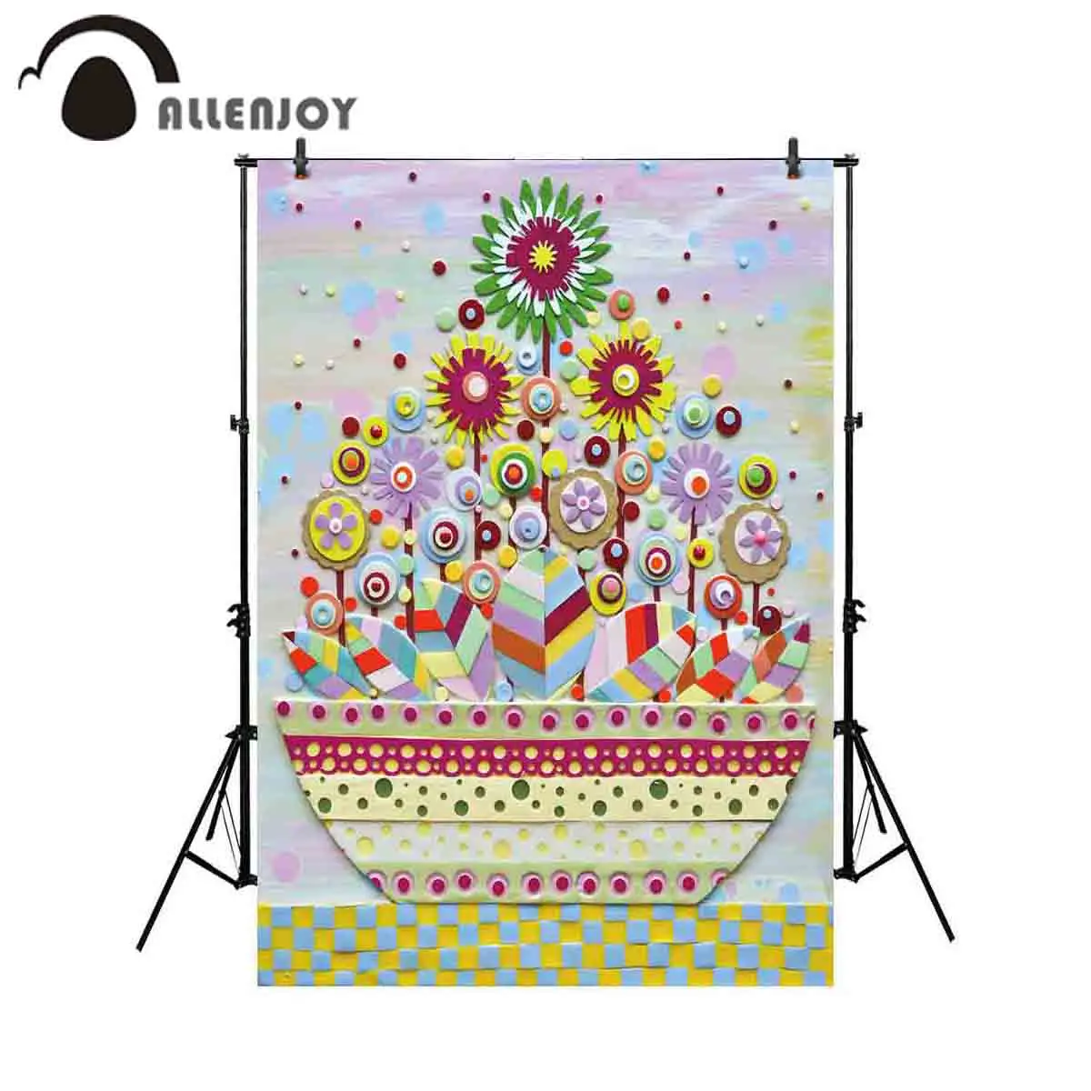 Фон для фотосъемки Allenjoy абстрактный Красочный цветочный декор художественный