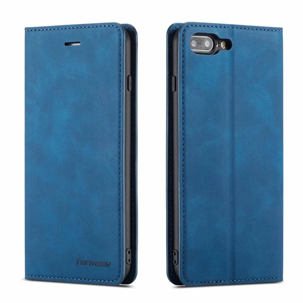 Роскошный кожаный чехол-книжка на магните для IPhone 7, 8 plus, для IPhone 6, 6 plus, кошелек с отделением для карт, подставка, чехол-книжка для iPhone11 pro
