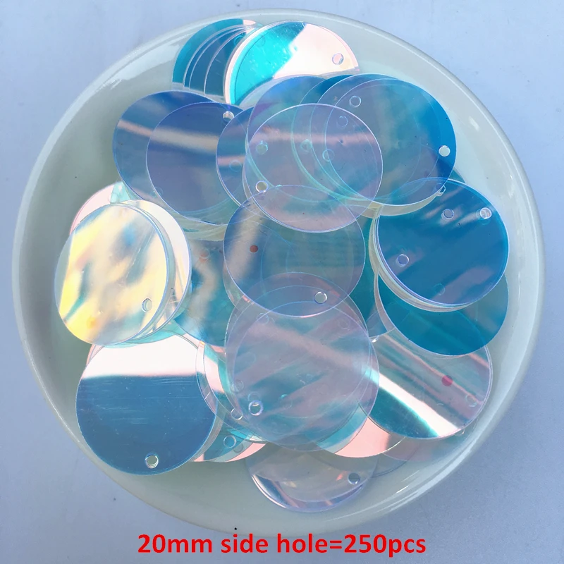 

500g/pack Multi Shapes PET Blue Crystal Series Loose Sequins Paillettes Sewing Wedding Craft Women Garment Diy Accessories