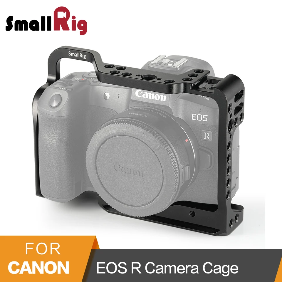 Клетка SmallRig для Canon EOS R с креплением для холодного башмака Встроенная Arca Swiss Baseplate Arri отверстия для определения местоположения-2251