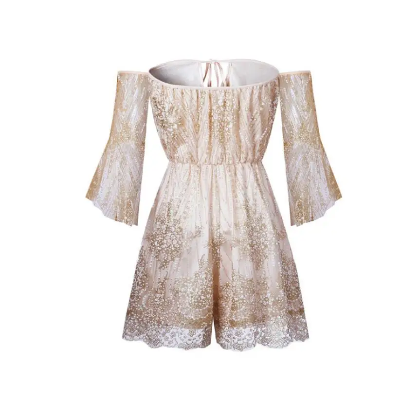 Женское сексуальное боди с блестками Летний Пляжный клубный элегантный тонкий