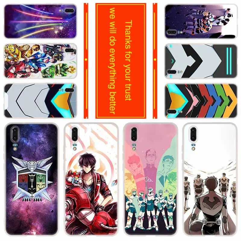 Мягкий чехол для Huawei P40 P30 P20 Pro P10 Lite e Plus P Samrt Z 2020 2019 Voltron Legendary Defender|Бамперы| |