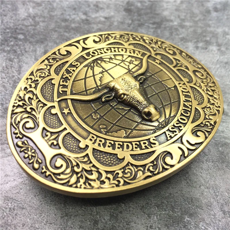 Высочайшее качество бык голову пряжки ремня для человек кожаный ремень модные