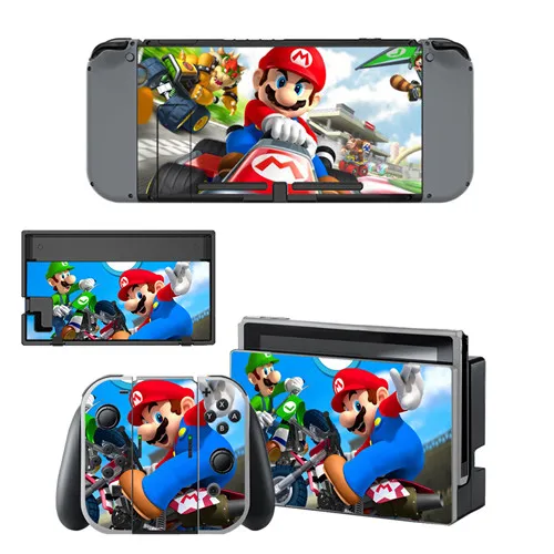 YSNS0393 Mario Kart 8 nintendo switch Skin Nintend Switch Vinilo наклейка для nintendo Switch NS консоль Joy-con контроллер - Цвет: YSNS0393