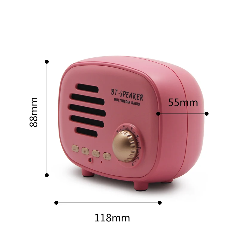 MOONSTAR Bluetooth динамик светодиодный портативный мини беспроводной плеер USB Радио Fm Mp3