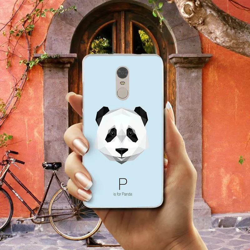 Bears Baby Pandas Foliage Soft Silicone TPU Phone Case for Xiaomi Redmi Mi Note 2 3S 4X 4A 6 5 5S 5A 8 A1 Pro Plus Max Bags | Мобильные