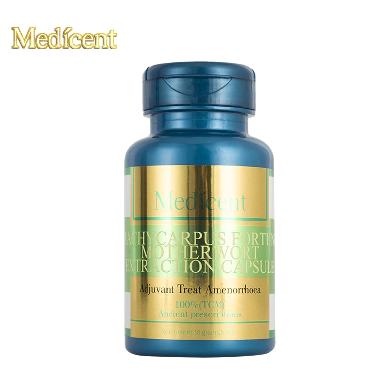 

Medicent Trachycarpus Fortunei Motherwort Extraction Capsule, Adjuvant Help Amenorrhoea, Help Menstrual disorder Obesity, 50pcs
