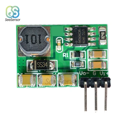 -6V with pin DC-DC+/-преобразователь напряжения от положительного к отрицательному понижающий источник питания повышающий-понижающий модуль 3-15 в до-3,3 В-5 в-6 в-9 в-12 в-15 в - Цвет: -6V with pin