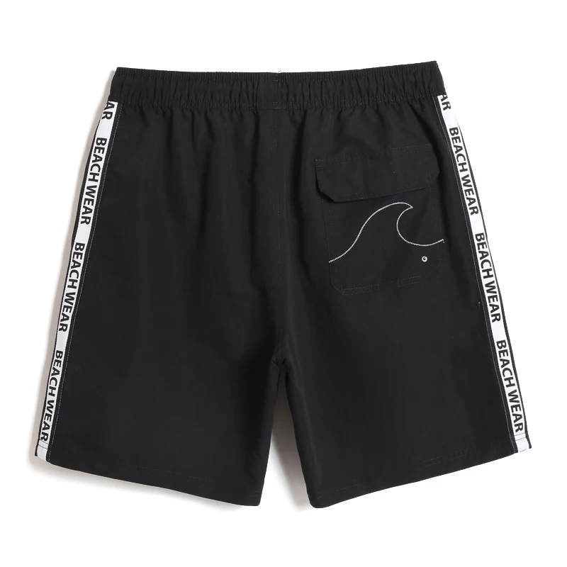 Мужские плавательные черные мужские плавки джоггеры Гавайские быстросохнущие