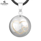 Ожерелье с кулоном в виде двойного сердца для беременных и малышей