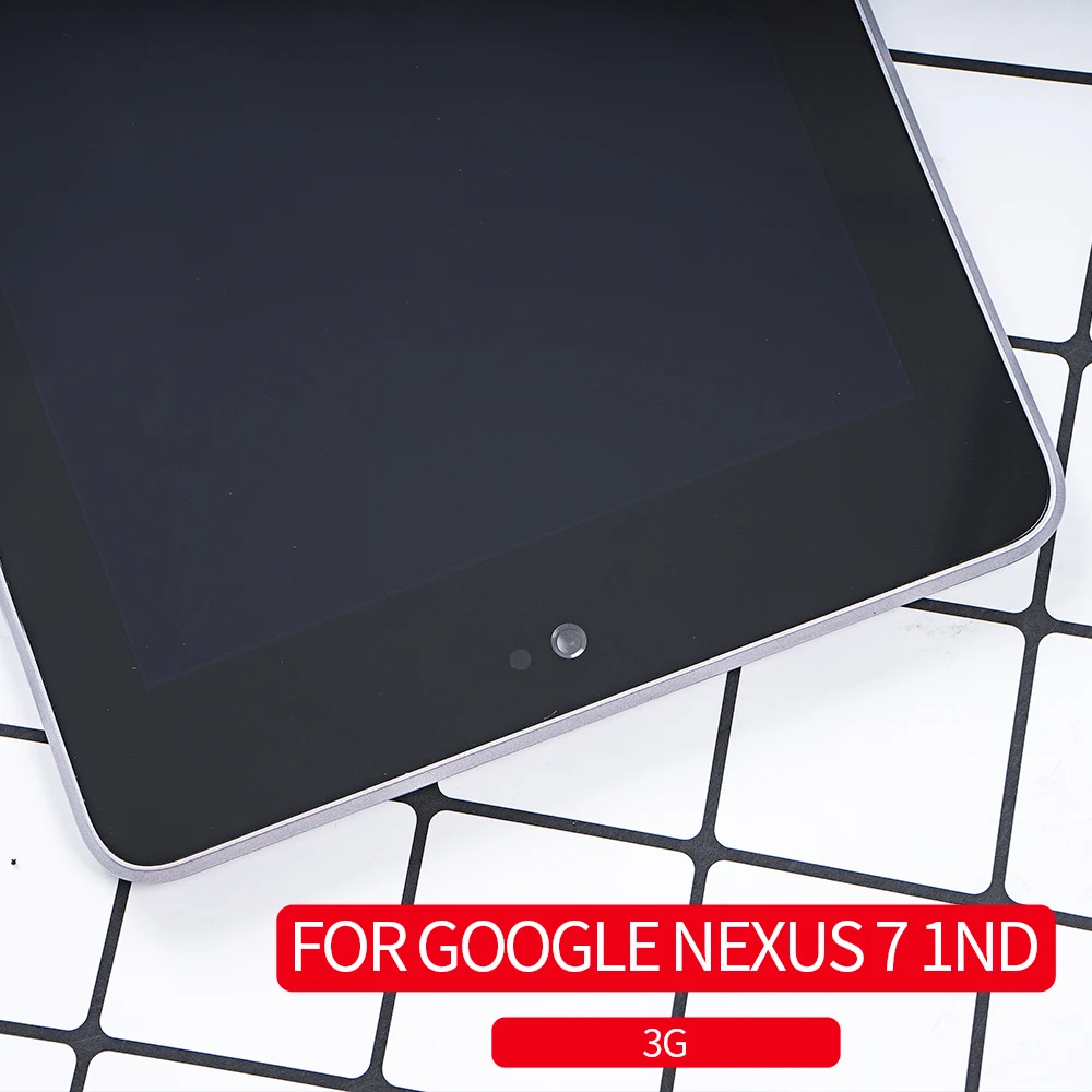 7," ЖК-дисплей для Asus Google Nexus 7 1st ME370 2012 ЖК-дисплей сенсорный экран дигитайзер Рамка в сборе для Asus Nexus 7 lcd
