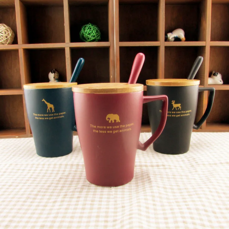 2016 Год Новый Творческий Керамическая Кружка дотошный Животных Матовое Стекло С