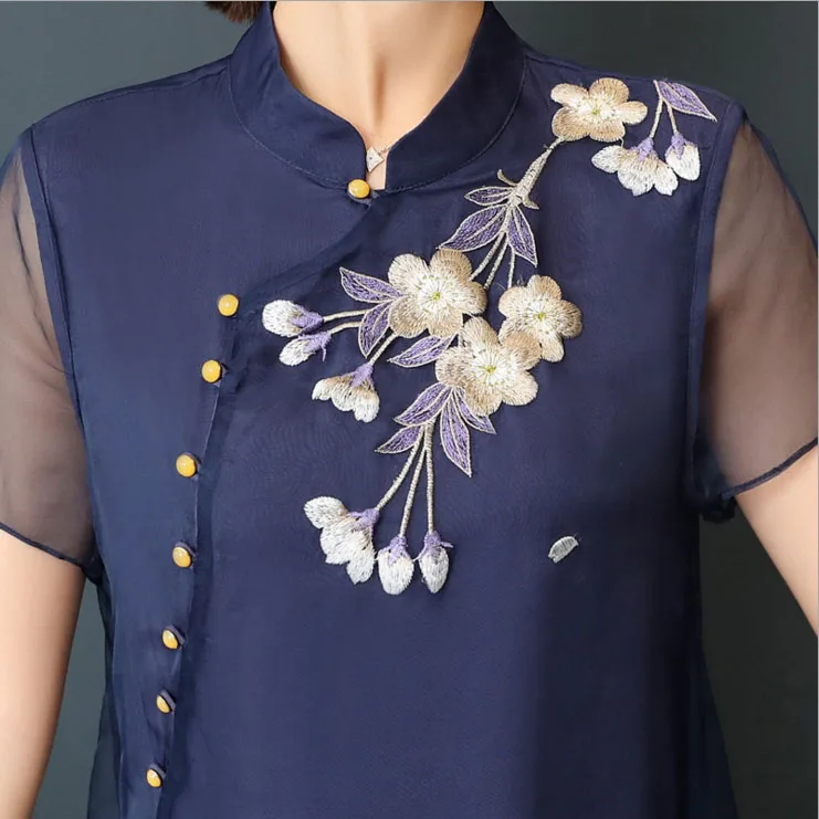 2018 летнее Новое этническое платье с вышивкой | Женская одежда