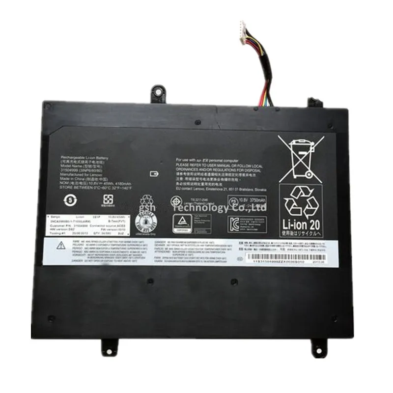7xinbox 10 8 V 45wh 4180mAh Оригинальный аккумулятор для ноутбука LENOVO Thinkpad 31504999 3INP6/60/80
