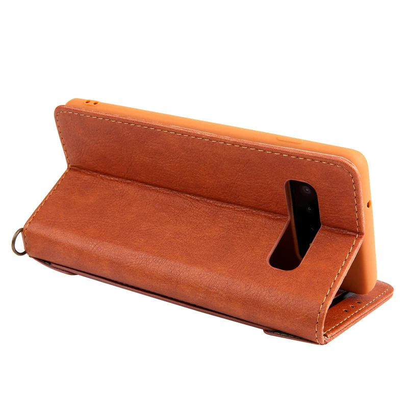 For Samsung Galaxy S10 Wallet Case Multifunction Flip Card Stand Smart Phone Bag Cover for Plus Full Protective | Мобильные телефоны