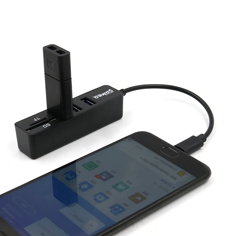 Мульти USB 3,0 2,0 концентратор USB разветвитель Высокоскоростной 5 8 портов Hab TF SD кард-ридер все в одном для ПК Компьютерные аксессуары