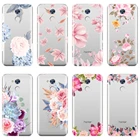 Чехол для Huawei Honor 4C, 5C, 6A, 6C Pro, мягкий силиконовый чехол с розовыми цветами для Huawei Honor 6, 5A, 4X, 5X, 6X, чехол для телефона