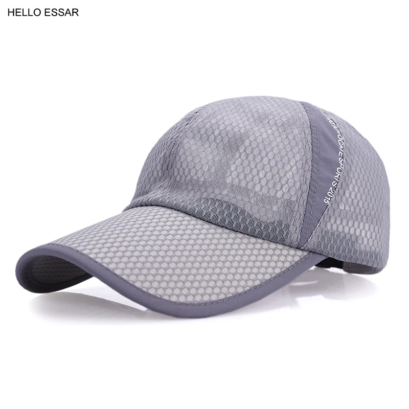 Новый быстросохнущей сетки Для мужчин Бейсбол Кепки женщин Snapback гольф