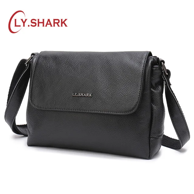 Женские сумки через плечо LY.SHARK из натуральной кожи женские для женщин сумка на 2019