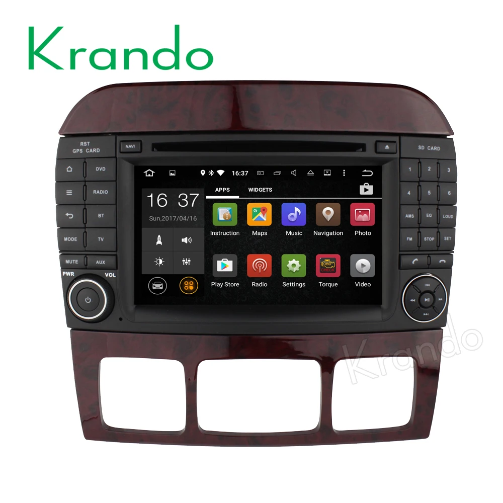Krando 7 &quotAndroid 9 0 Автомобильная навигационная и мультимедийная система для Benz S Class