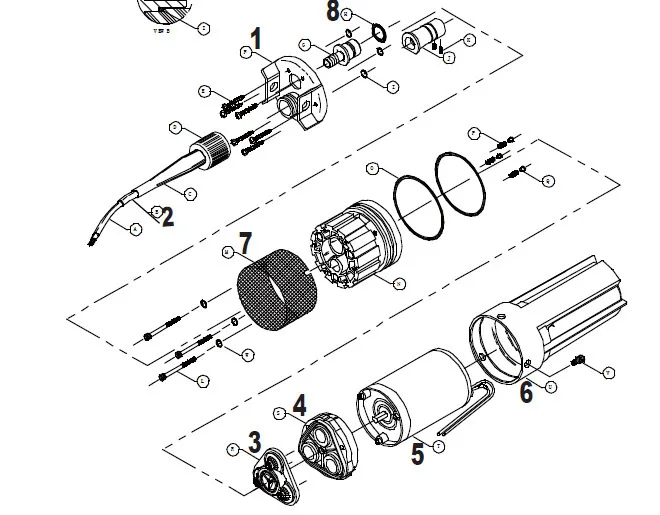 Маленький погружной водяной насос на солнечной батарее уличный садовый