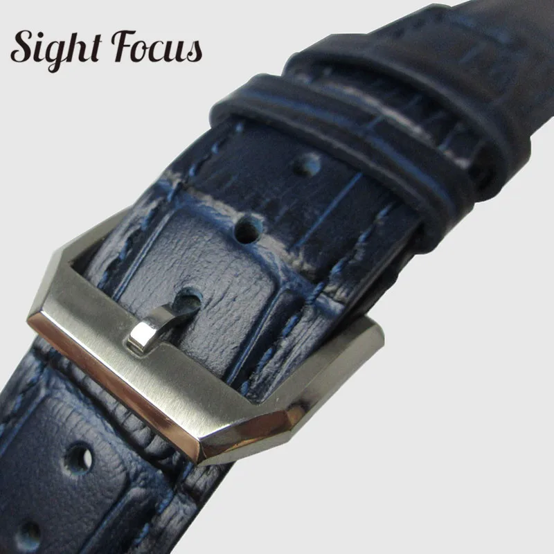18mm 20mm Tang Buckle Clasp For IWC Big Pilot Watch Strap Silver for Leather Band Parts Straps | Наручные часы
